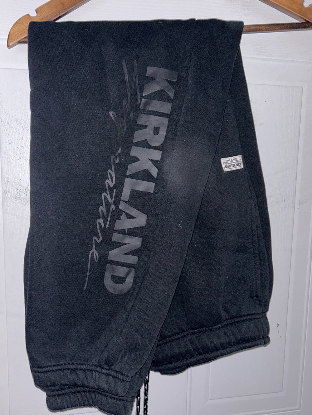 Like New Limited Edition All Black Kirkland Sweatpants ! ! !